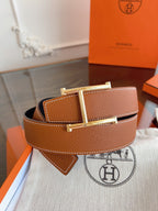 Premium Reversible Leather Belt — 3.8cm Width