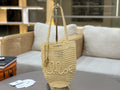 Handcrafted Raffia & Leather Tote  (Premium Quality)