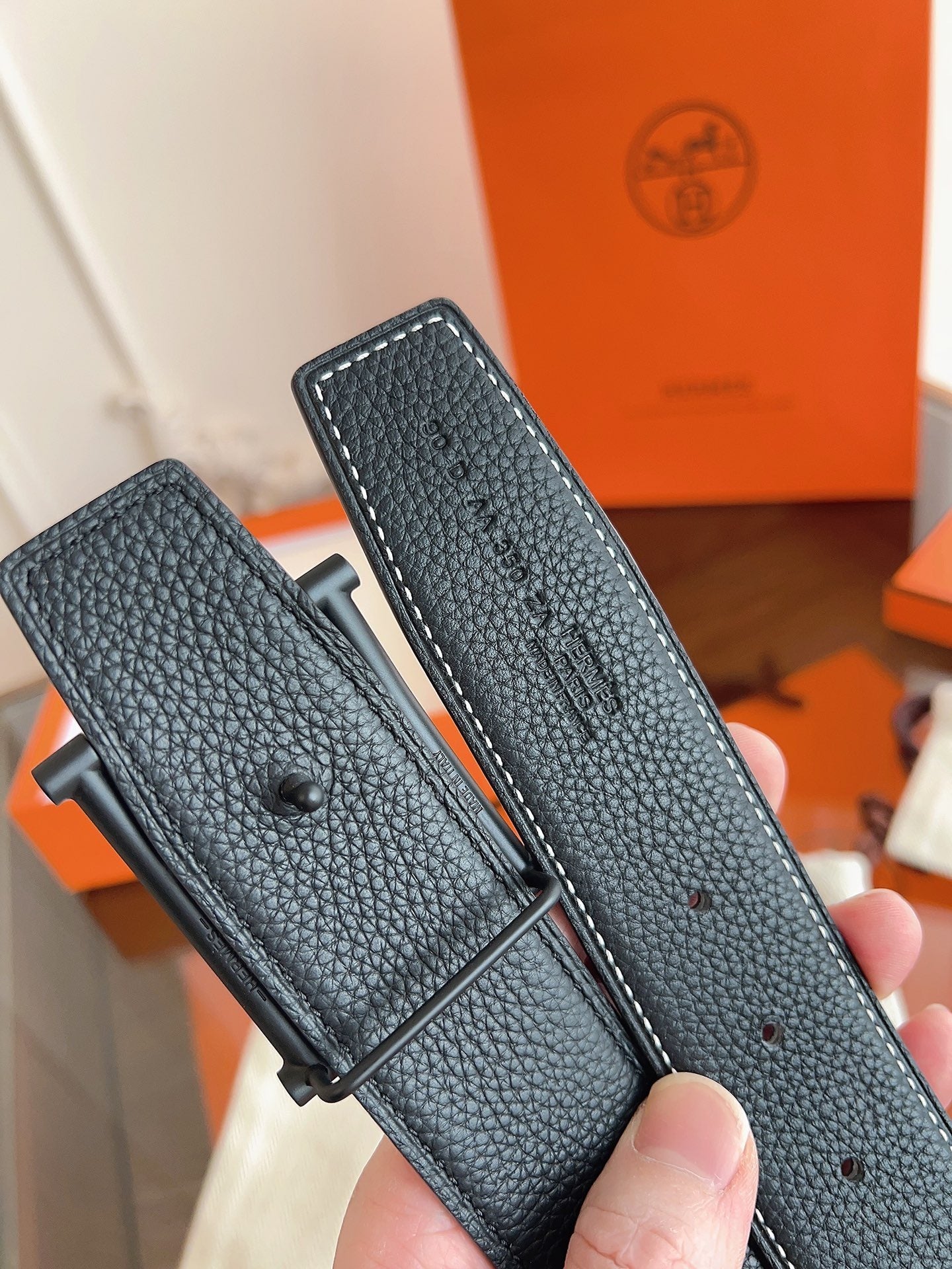 Premium Reversible Leather Belt — 3.8cm Width