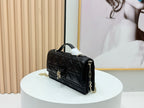 D Bow Top Handle Crossbody Bag