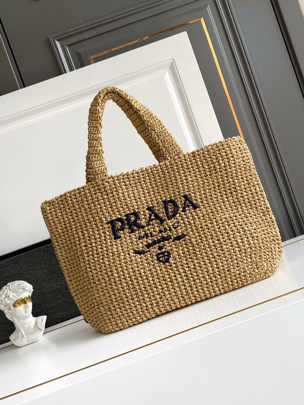 Raffia Woven Tote Bag | Large | Premium Quality |