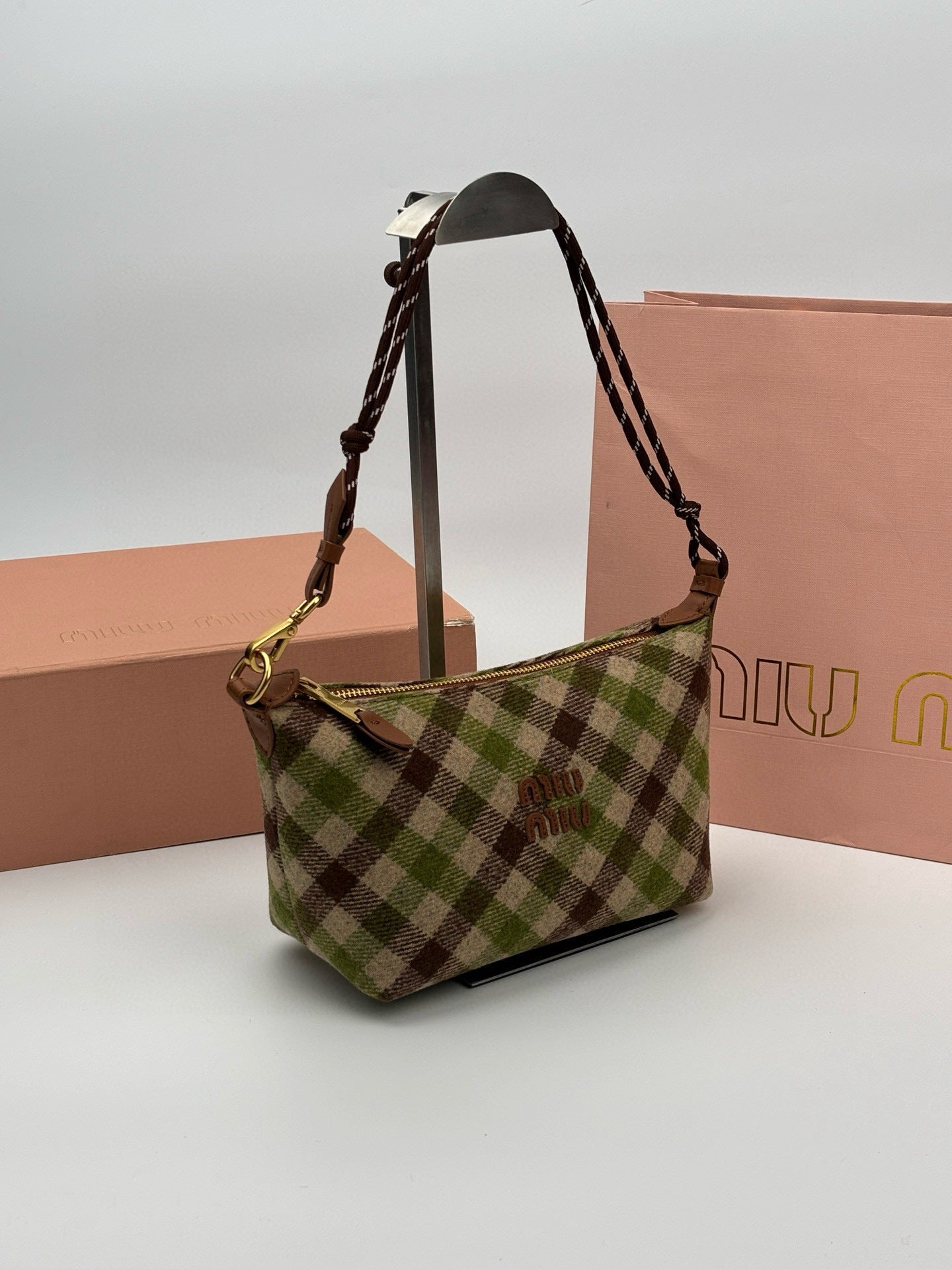 Plaid Mini Lunch Box Bag – Autumn/Winter Limited Edition