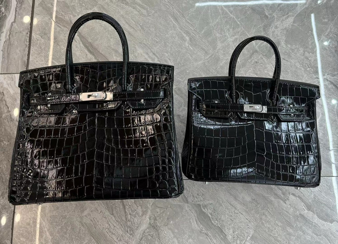 Her*mes Crocodile Pattern Birkin Bag