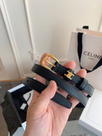 Vivienne Taurillon Belt | 18mm