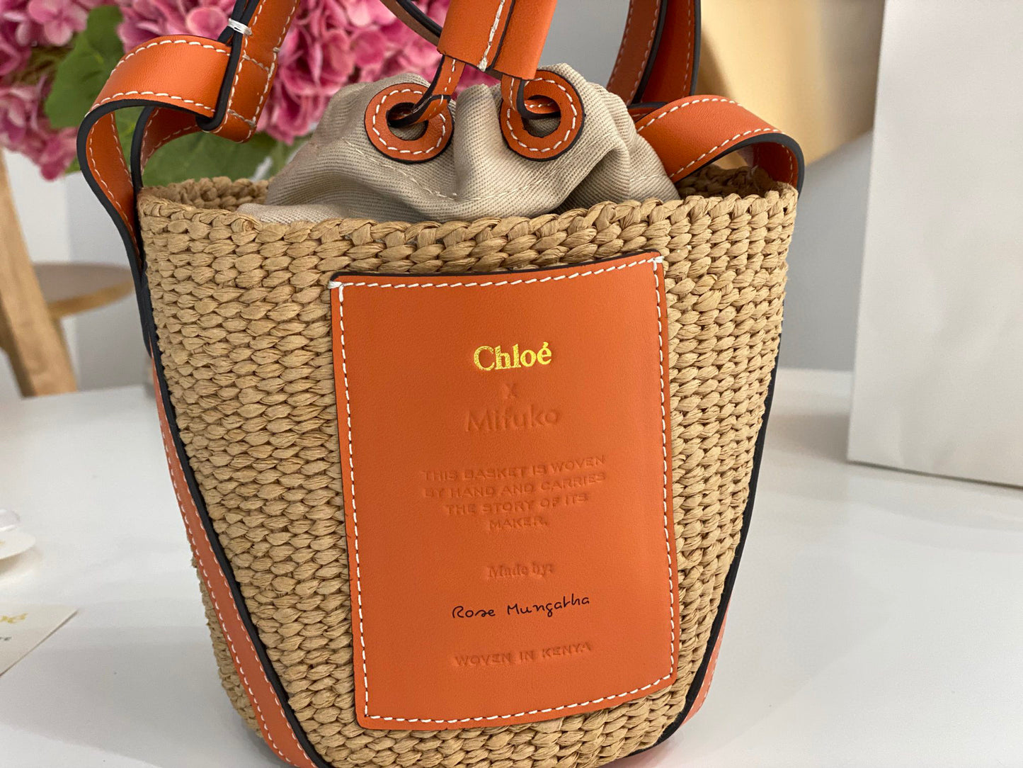 Chl*oe Small Woody Basket - Natural Fibers