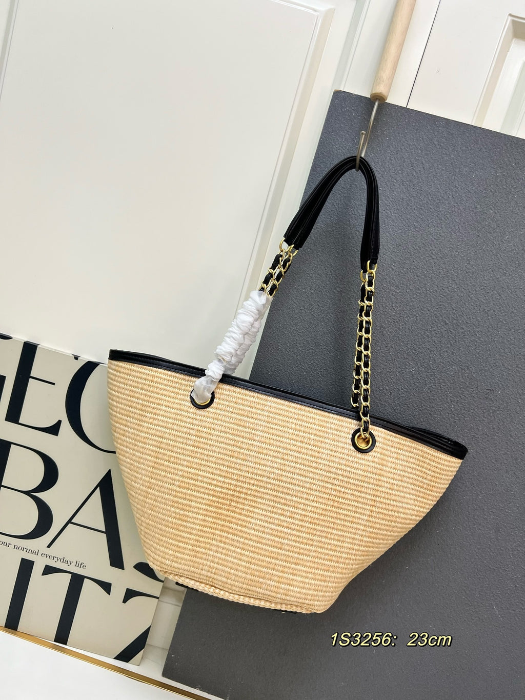 Woven Basket Beach Tote – 2025 Summer Edition