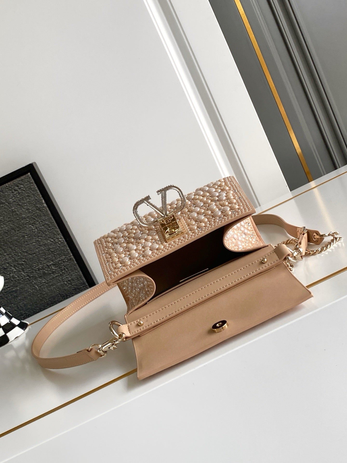 V-SLING Mini Crystal Bag | 9956 MTX