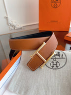 Premium Reversible Leather Belt — 3.8cm Width