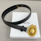 Médaillon Oval Buckle Belt — 25 mm