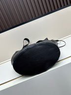 Y Soft-Grain Leather Tote Bucket Bag