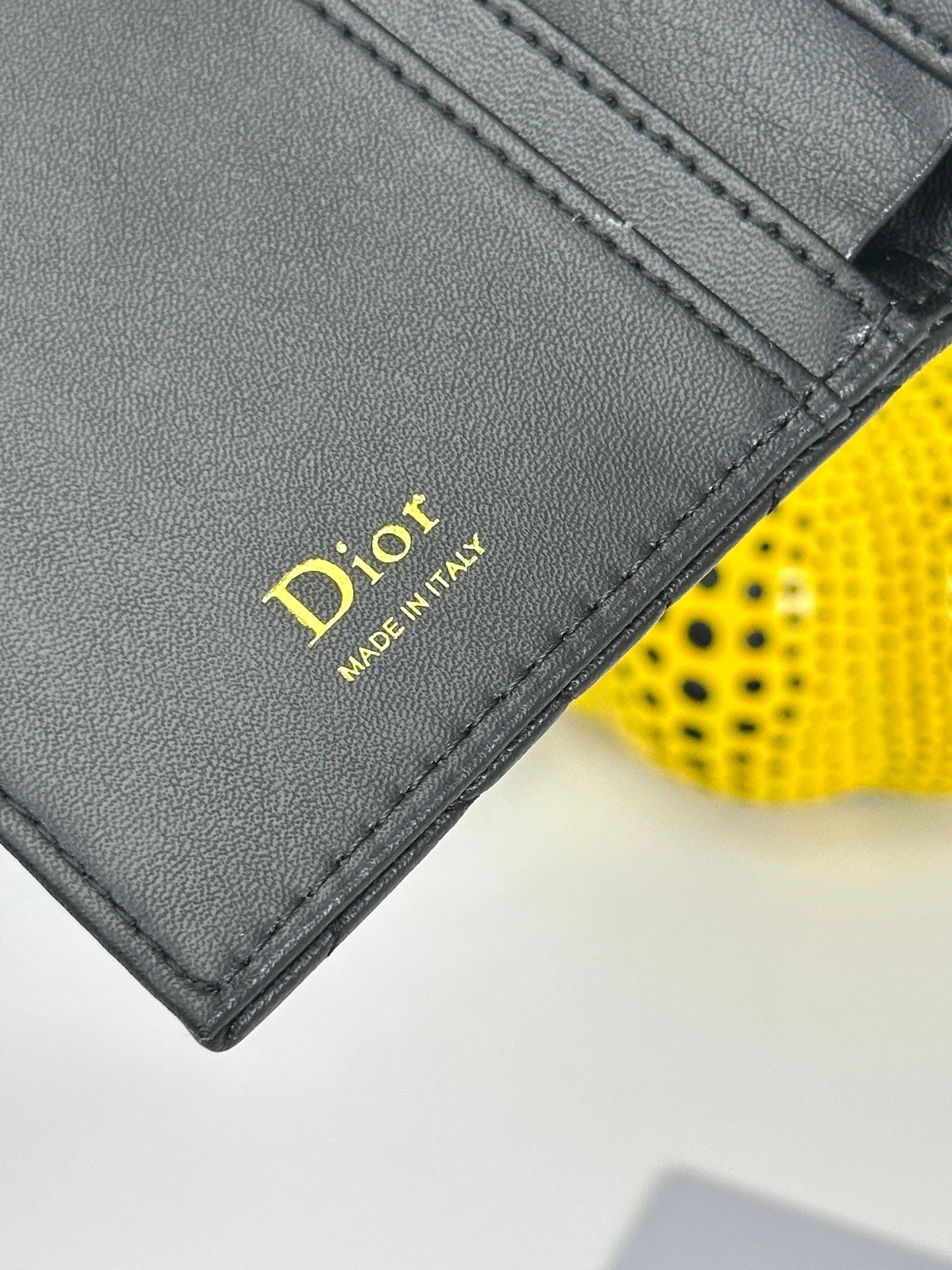 D Bow Logo Card Holder | S2867/ S2866| Lambskin |