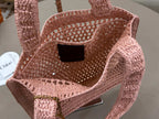 Handwoven Raffia &  Calfskin Tote (Premium Quality)