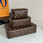 Monogram Canvas Jewelry Box | 3 Sizes | Premium Quality