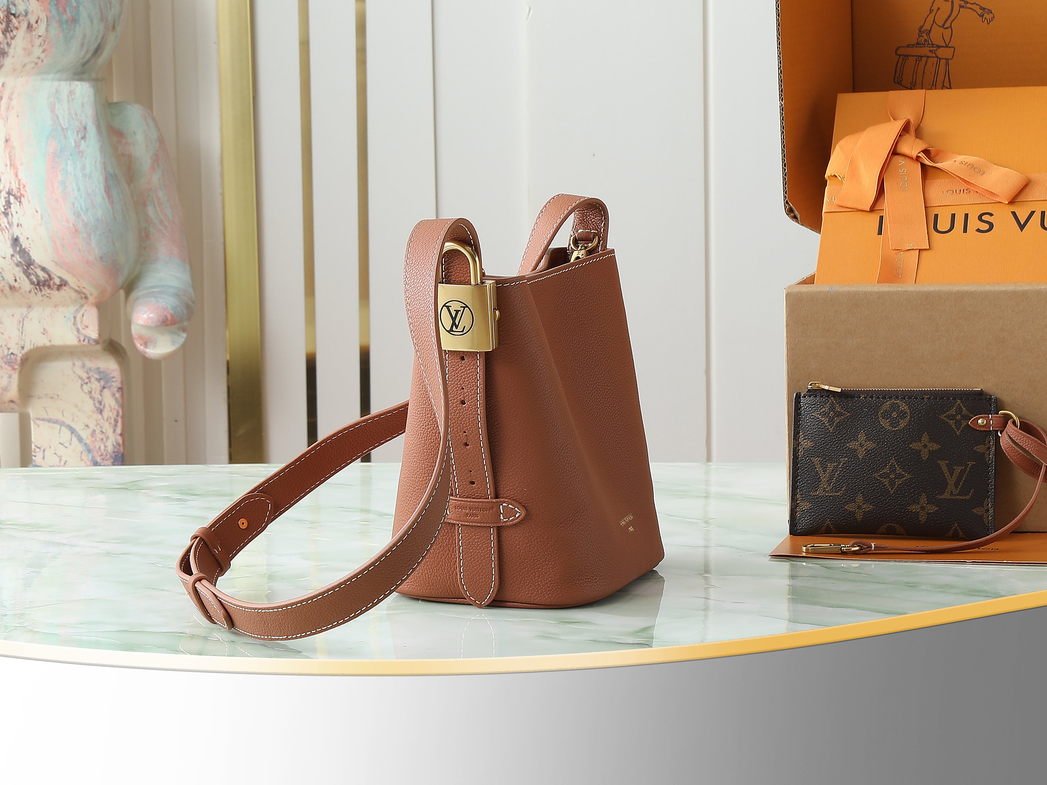 Low Key All In BB Bucket Bag | Full Leather |Premium Quality|