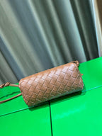 Woven Leather Concert Pouch
