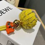 Beaded Leather Goldfish Charm 🐟