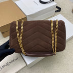 LouLou Suede Bag |Premium Quality|