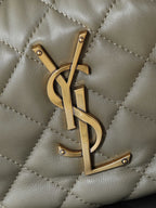 ICare Baby Pink Napa Leather Croissant Shoulder Bag