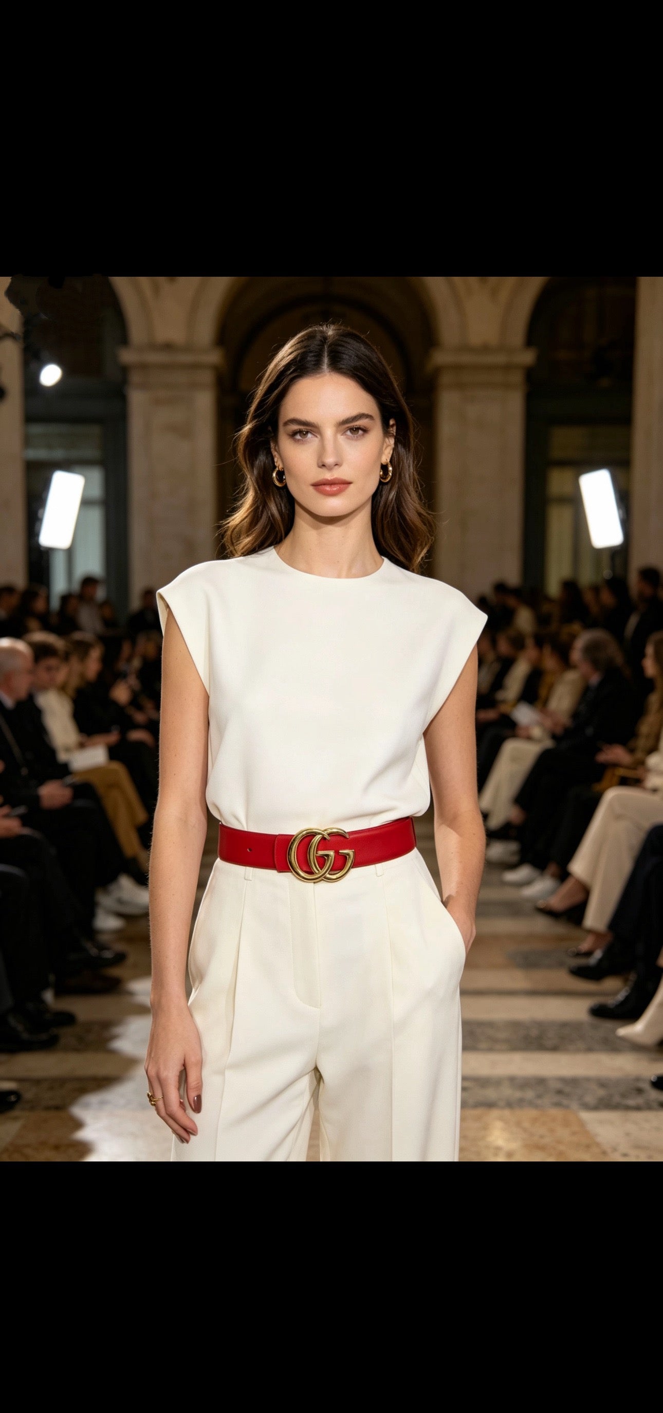 Double Letter Reversible Belt