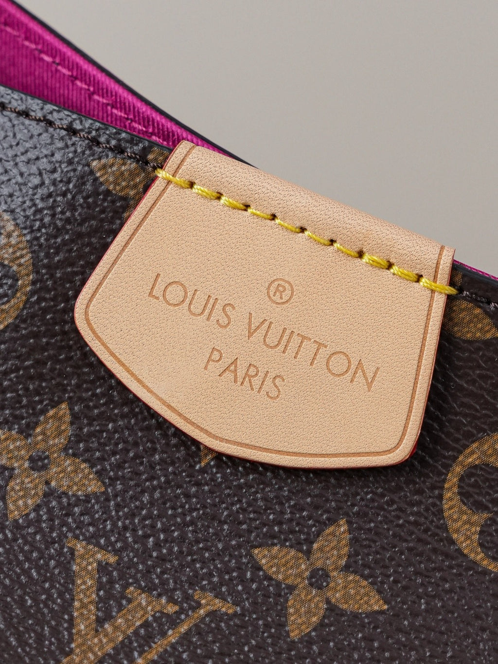 Monogram Canvas Shoulder Bag MM | Pivoine Pink | Premium quality