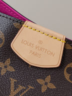 Monogram Canvas Shoulder Bag MM | Pivoine Pink | Premium quality