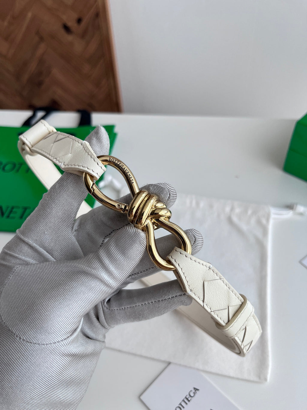 Woven Intrecciato Belt | Knot Buckle | 2.0cm | 2026