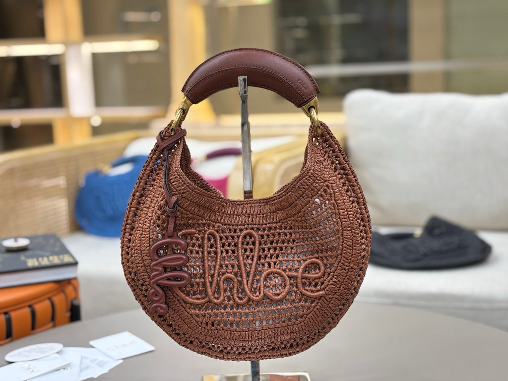 Summer Banana Woven Shoulder Bag  (Premium Quality)