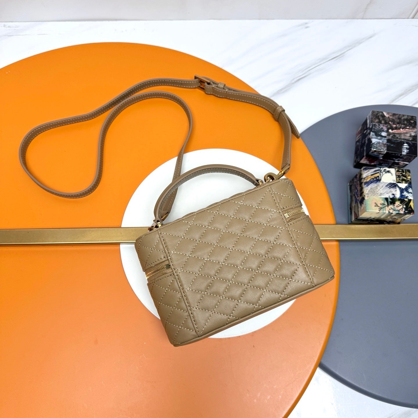 Gaby  Mini Double-Zip Crossbody Bag [Premium Quality]