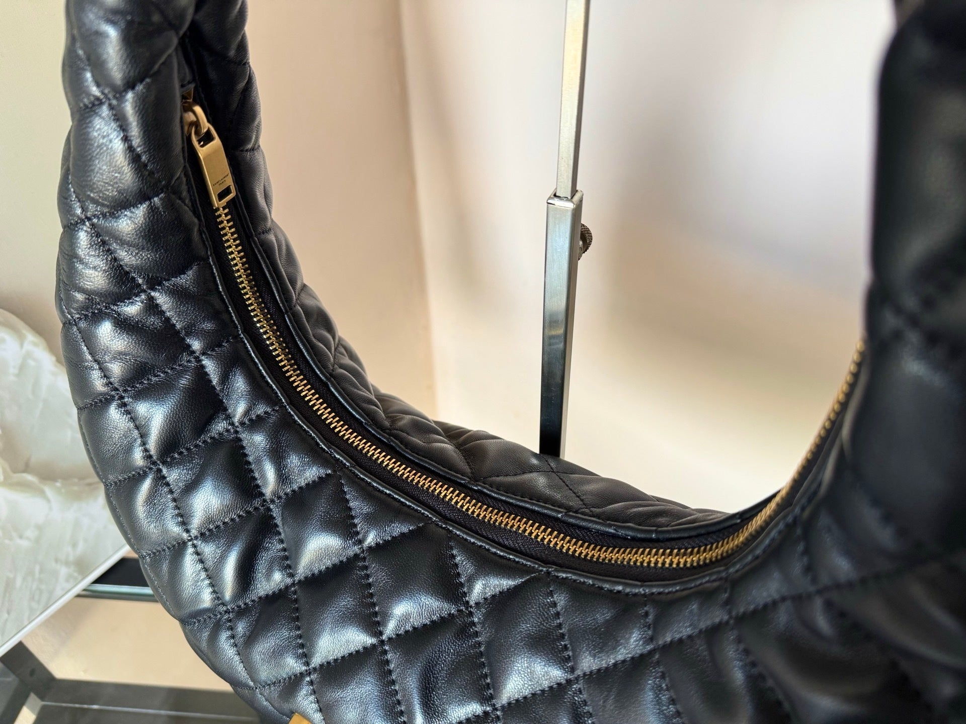 ICARE Baby Nappa Leather Shoulder Bag