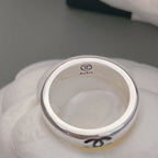 Vintage Logo Ring | Gold & Silver