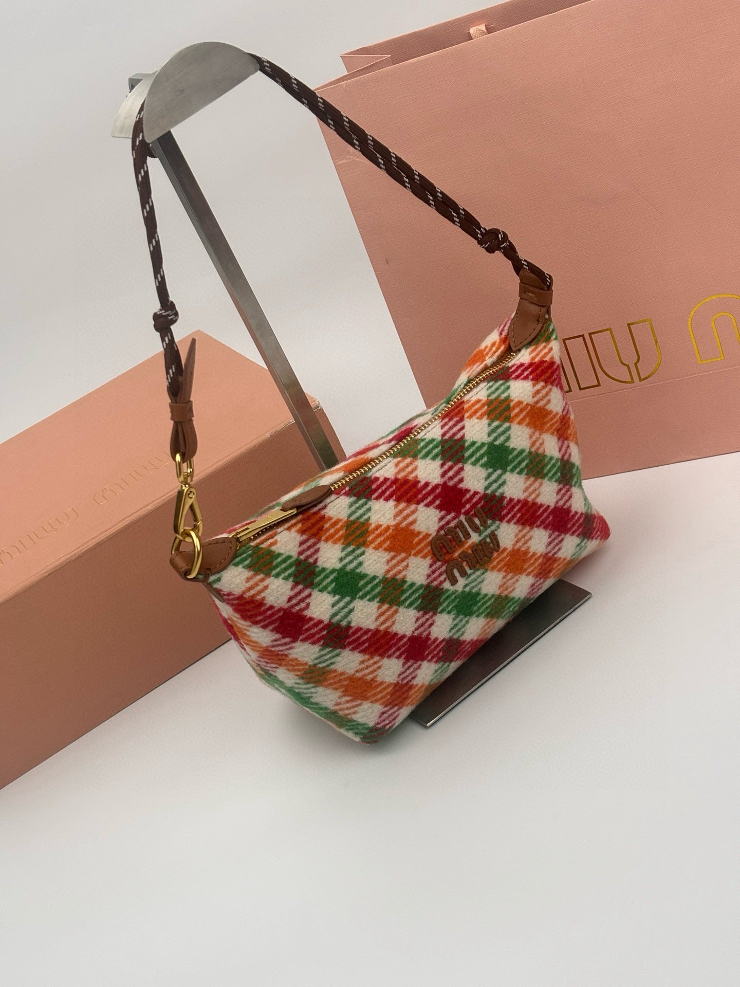 Plaid Mini Lunch Box Bag – Autumn/Winter Limited Edition