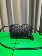 Woven Leather Concert Pouch