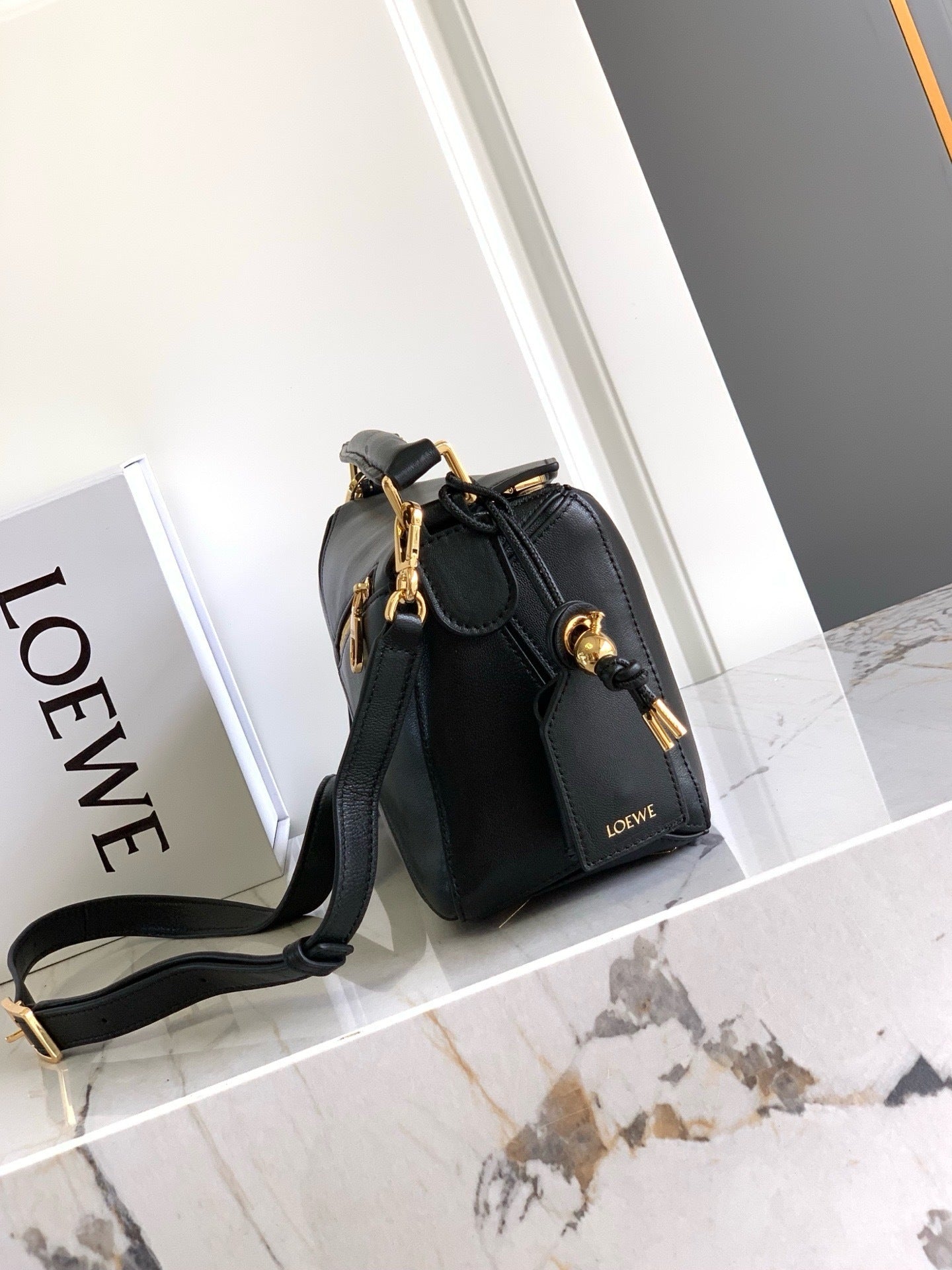 Premium Lambskin Geometric Puzzle Bag [Premium Quality]
