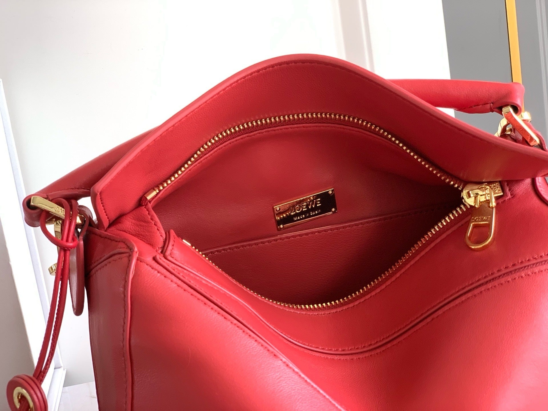 Premium Lambskin Geometric Puzzle Bag [Premium Quality]