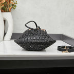 M. M Woven Bucket Bag