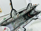 D Book Tote ( WHITE FLORAL)