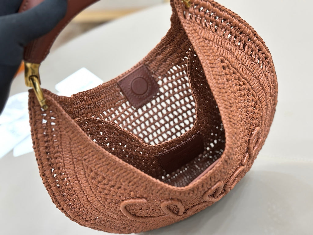 Summer Banana Woven Shoulder Bag  (Premium Quality)