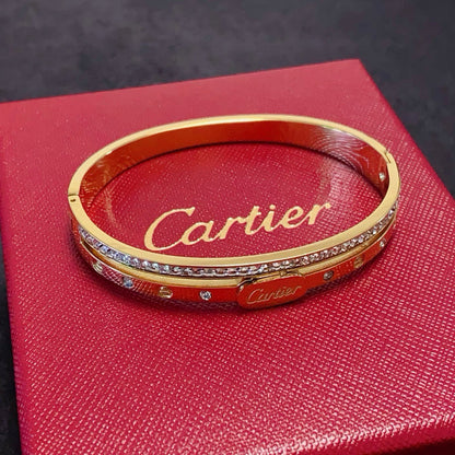 Slim Pavé Crystal Bangle – Refined Elegance