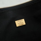 Quilted Leather Multi-Pocket Hobo Bag