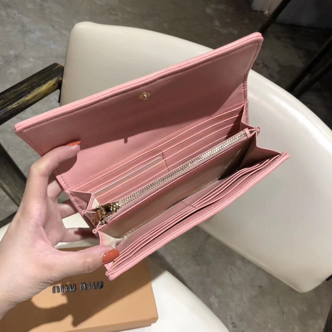 M*u**M*u Black Pink Wallet