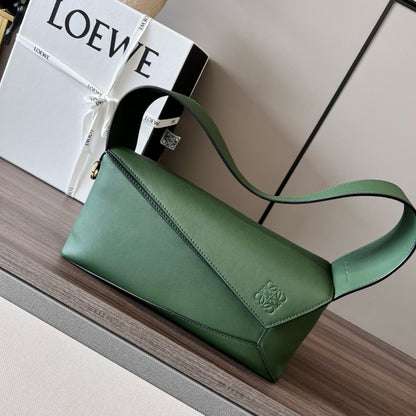 Premium Geometric Soft Leather Shoulder Bag – DSX