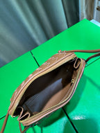 Woven Leather Concert Pouch