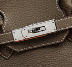 Elegant Togo-Textured Leather Handbag – Premium Craftsmanship