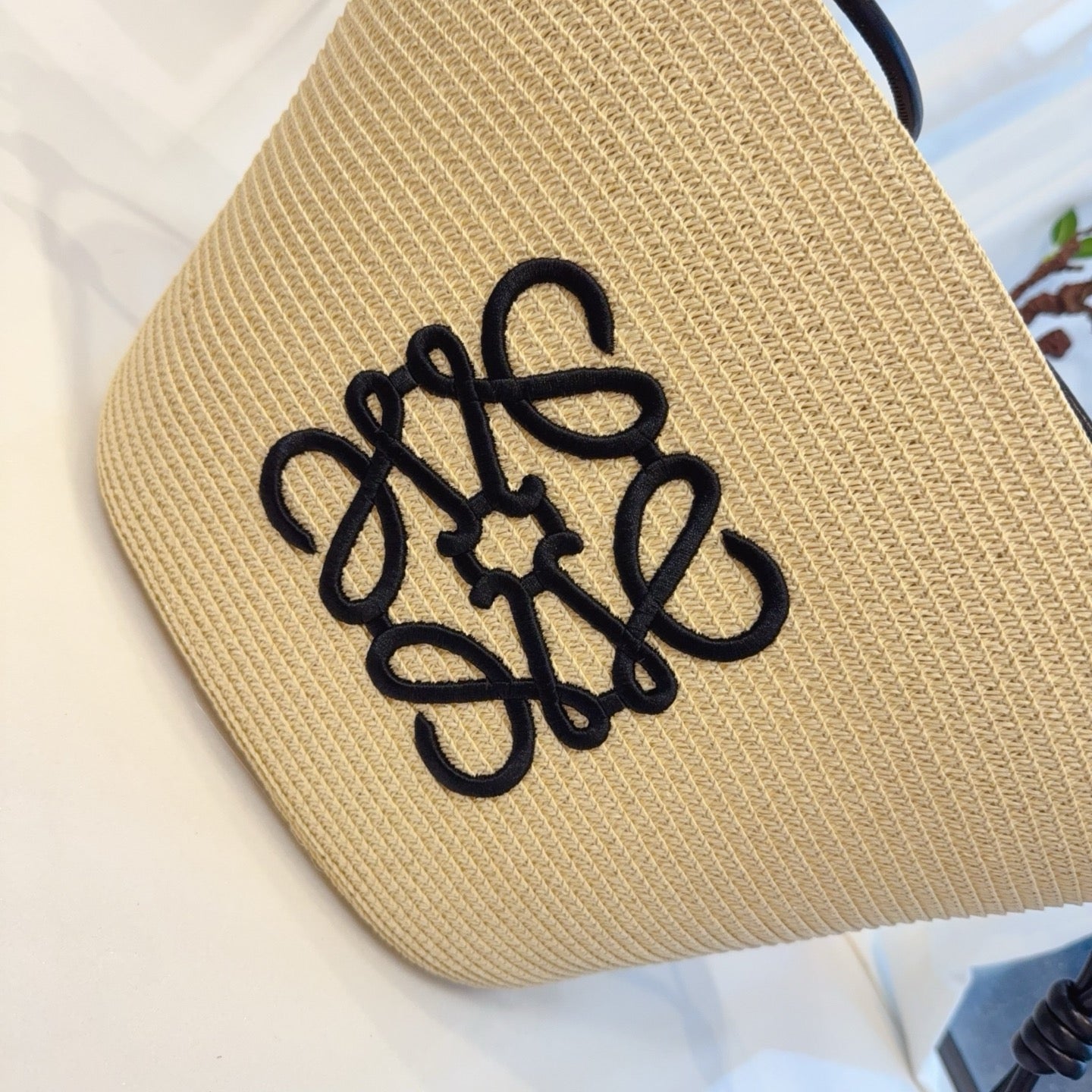 Embroidered Woven Straw Tote Bag – Versatile & Spacious