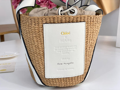 Chl*oe Small Woody Basket - Natural Fibers