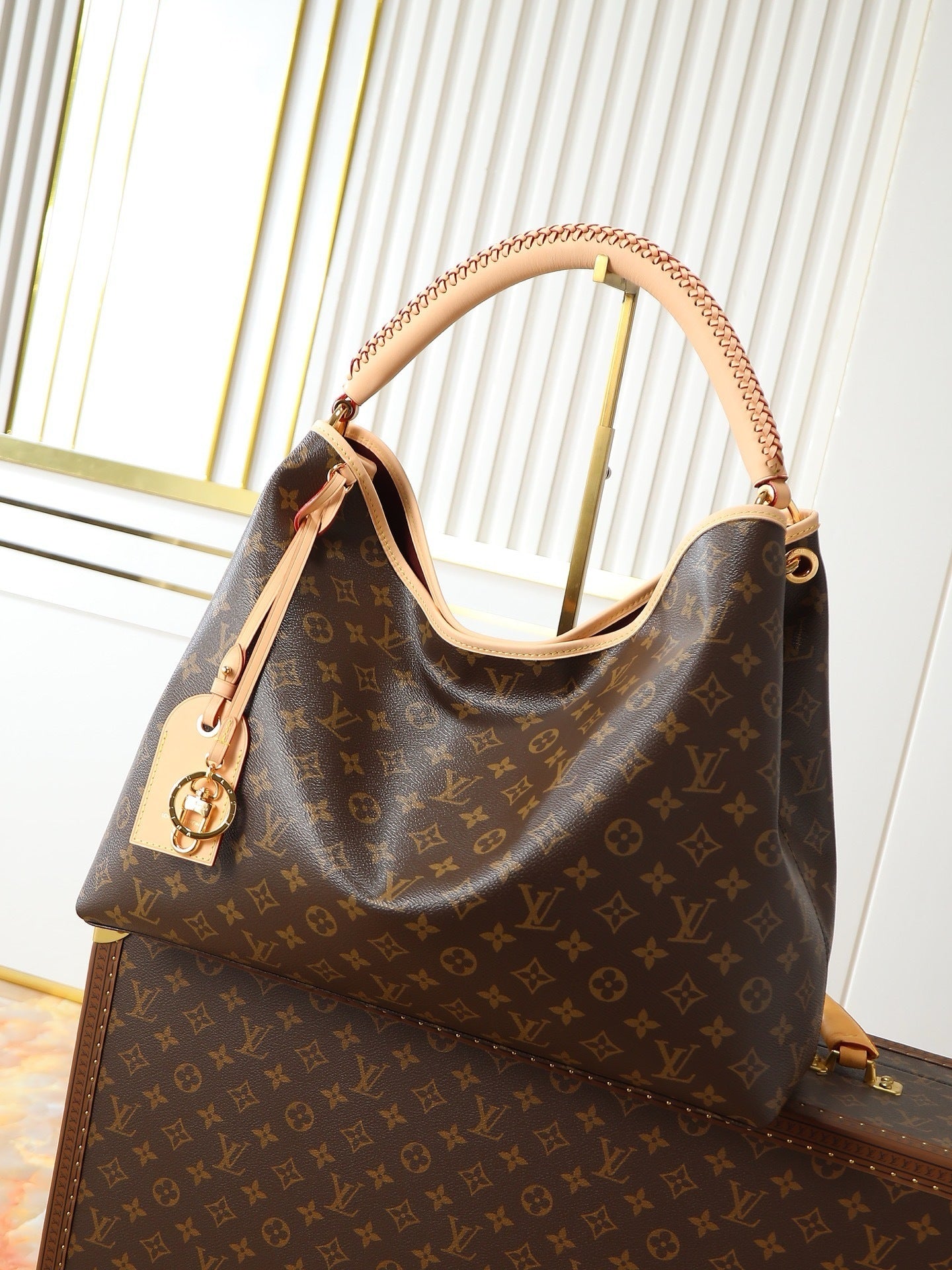 Classic Pattern Canvas Shoulder Bag (Premium Quality)