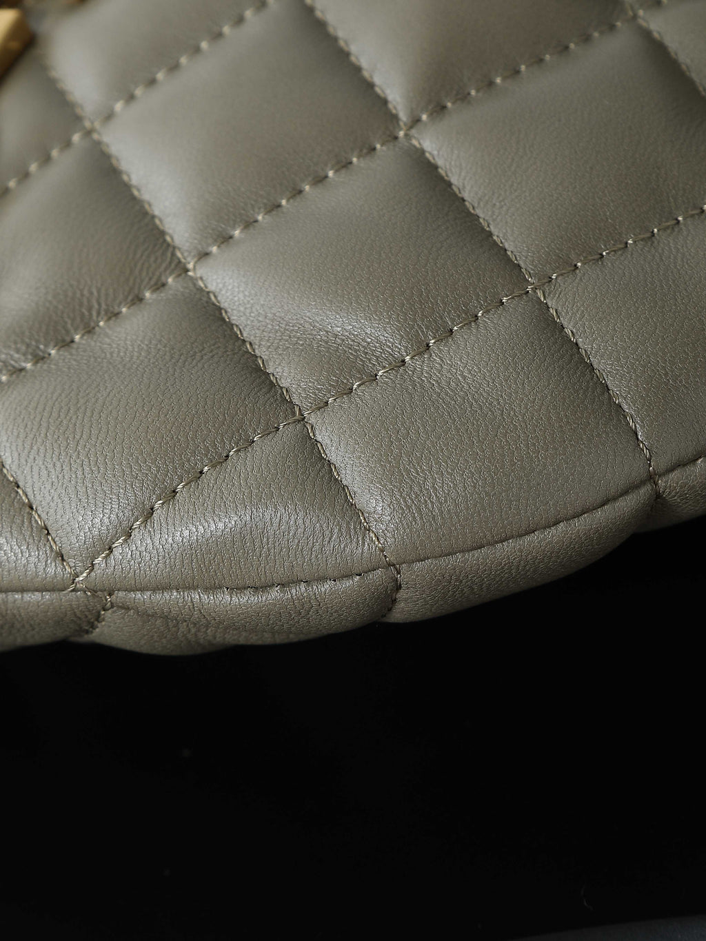 ICare Baby Pink Napa Leather Croissant Shoulder Bag