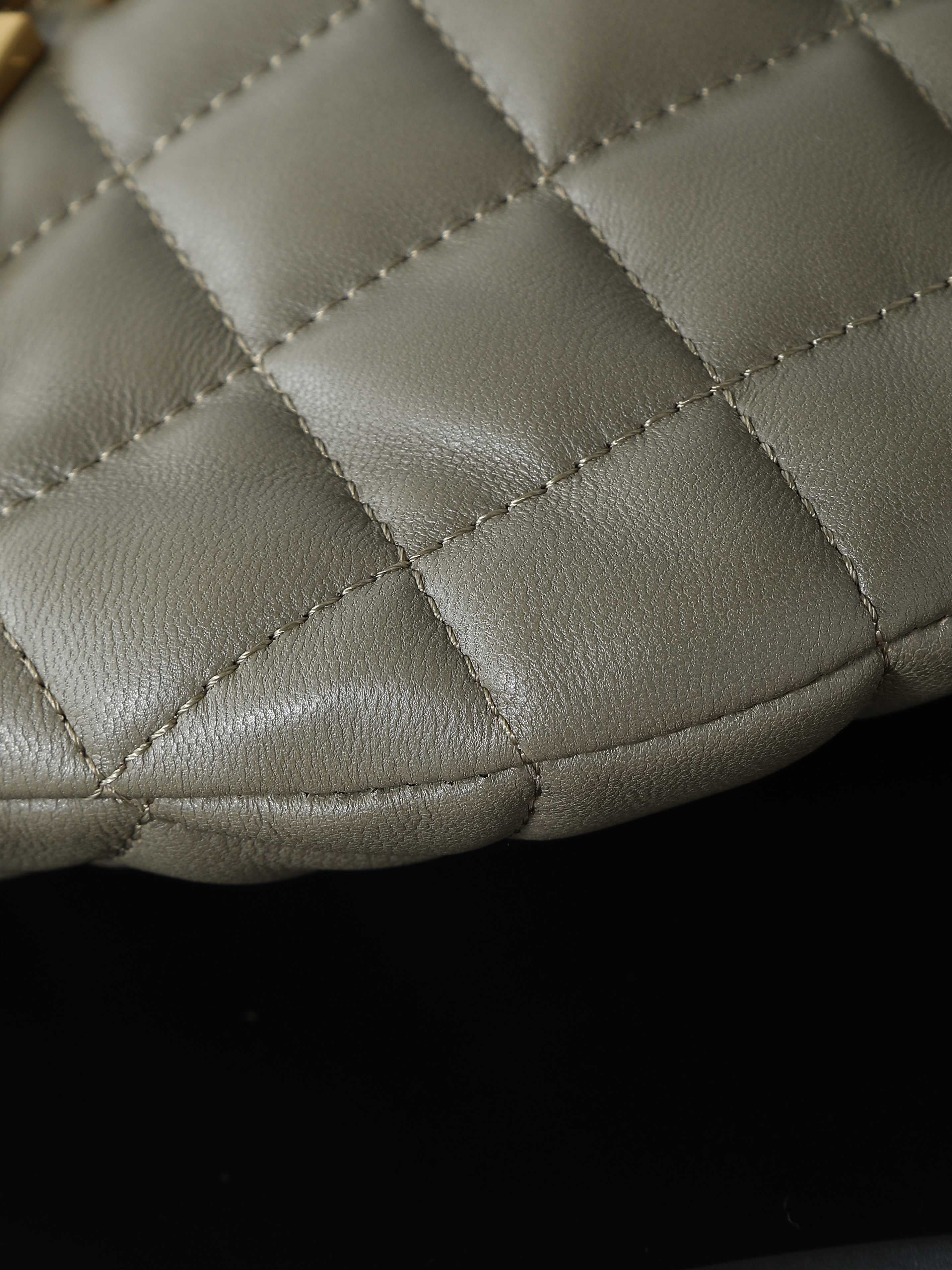 ICare Baby Pink Napa Leather Croissant Shoulder Bag