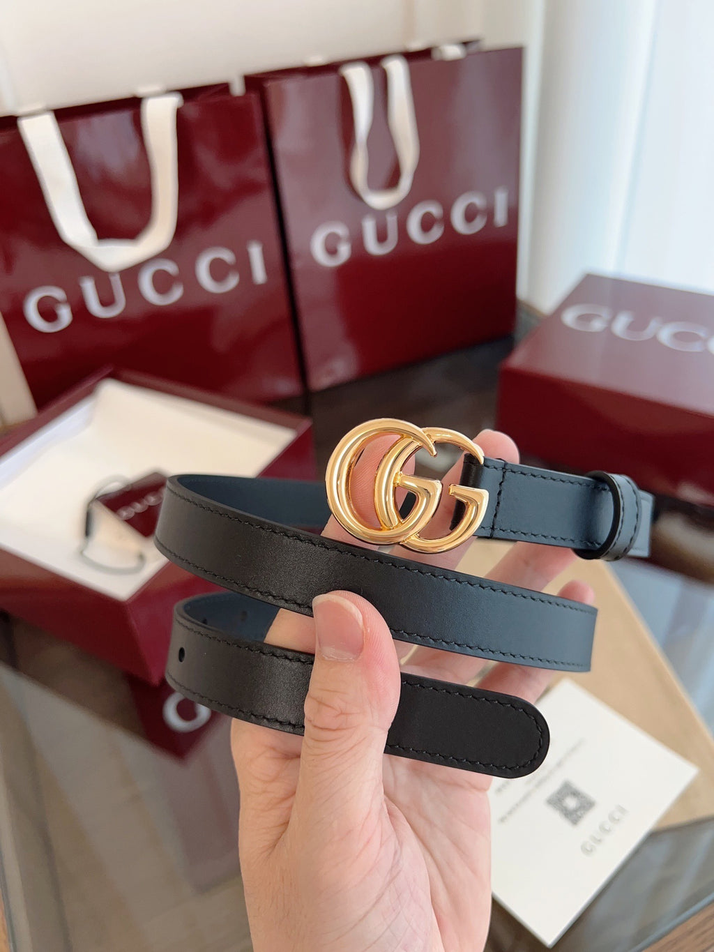 Premium Leather Belt – Signature Buckle Edition