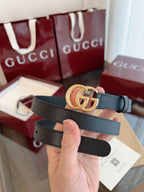 Premium Leather Belt – Signature Buckle Edition